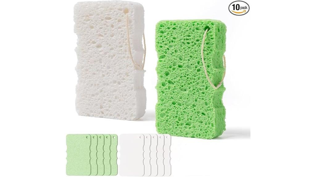 natural cellulose loofah pack