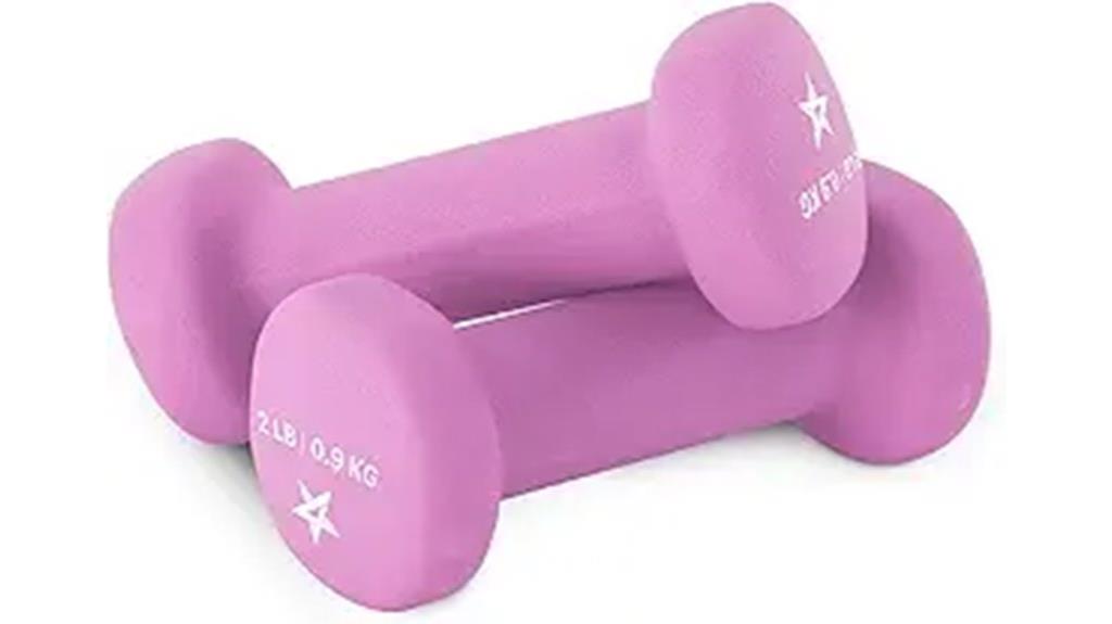 neoprene coated dumbbell weights