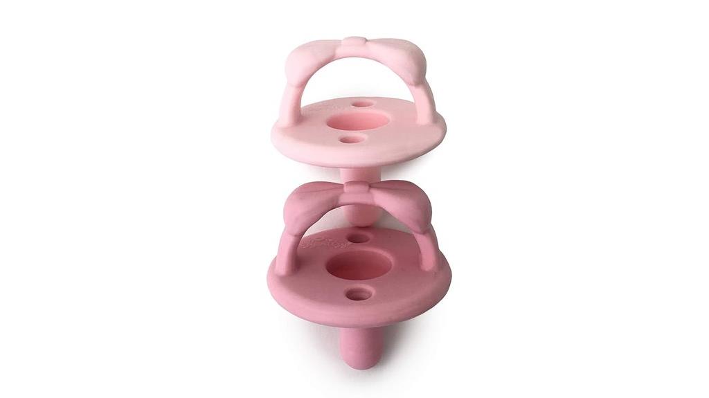 newborn silicone pacifier set