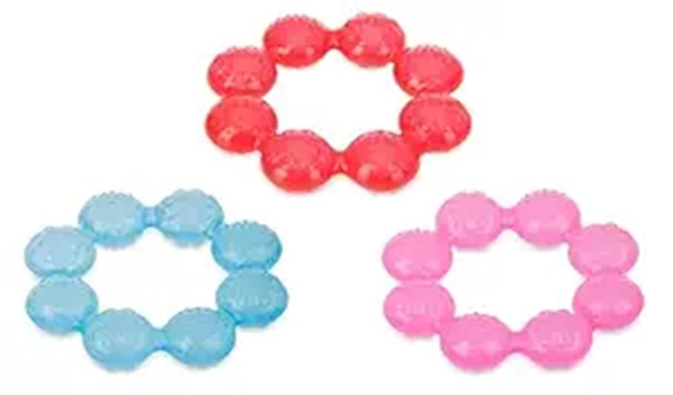 nuby teething ring soother