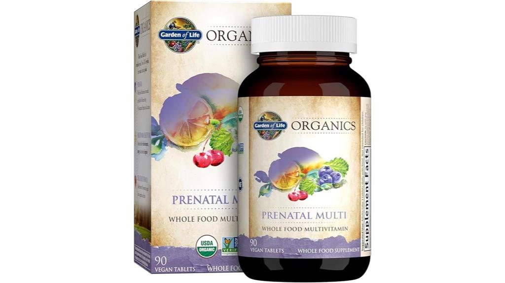 organic prenatal multivitamin supply