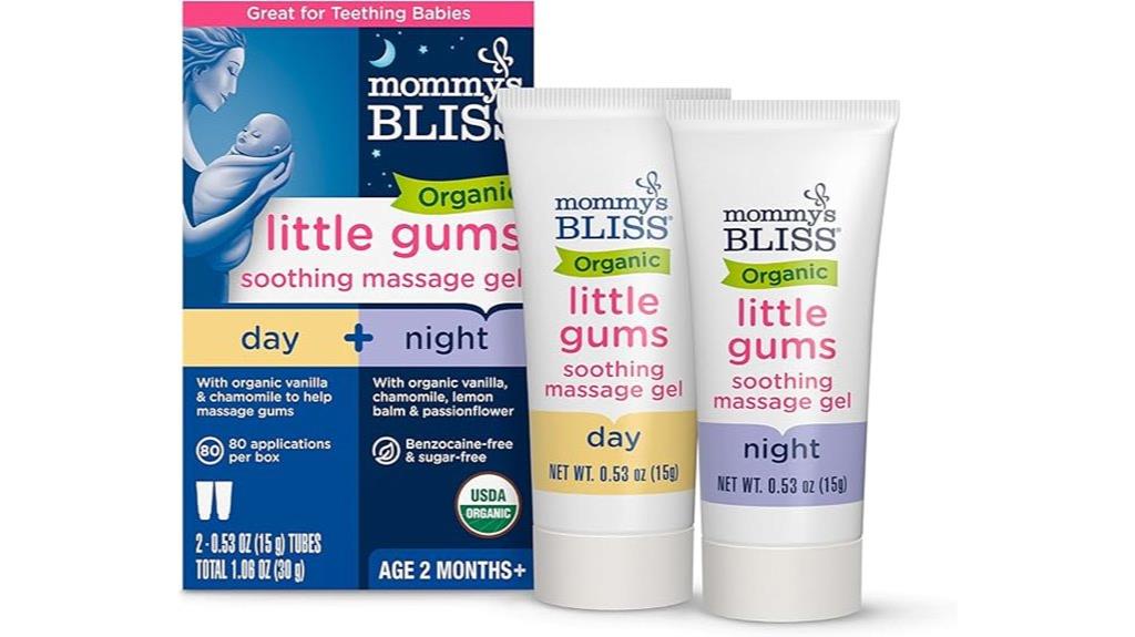 organic teething massage gel