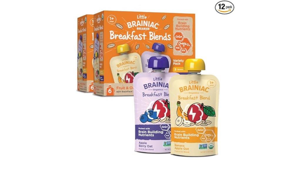 organic toddler breakfast pouches