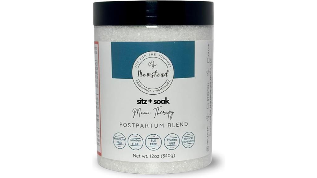 postpartum bath salt therapy