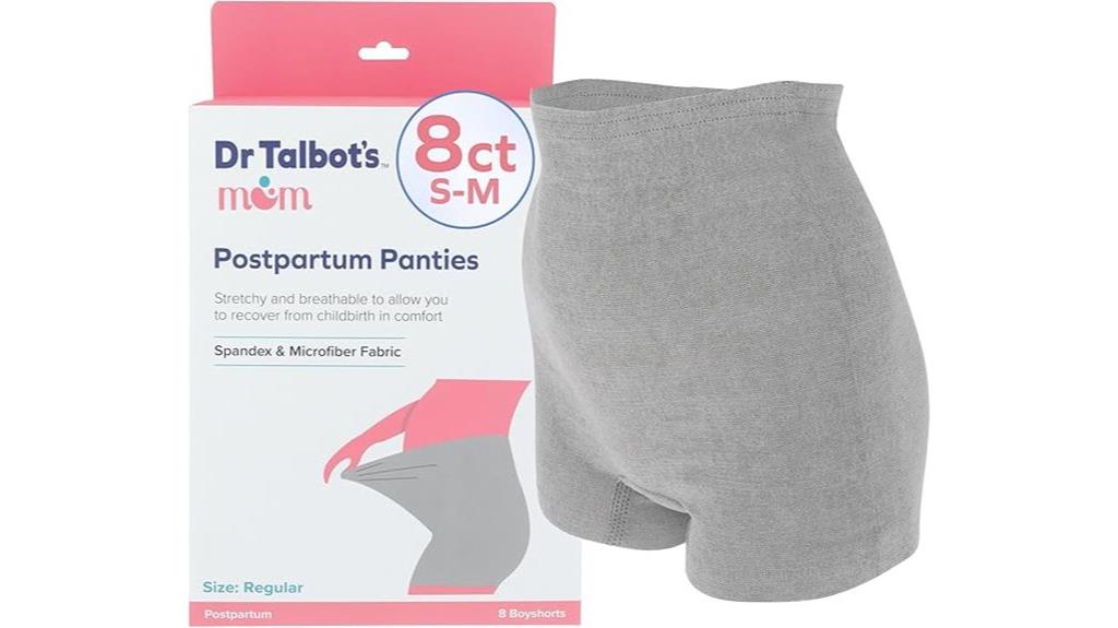 postpartum disposable boyshorts for comfort