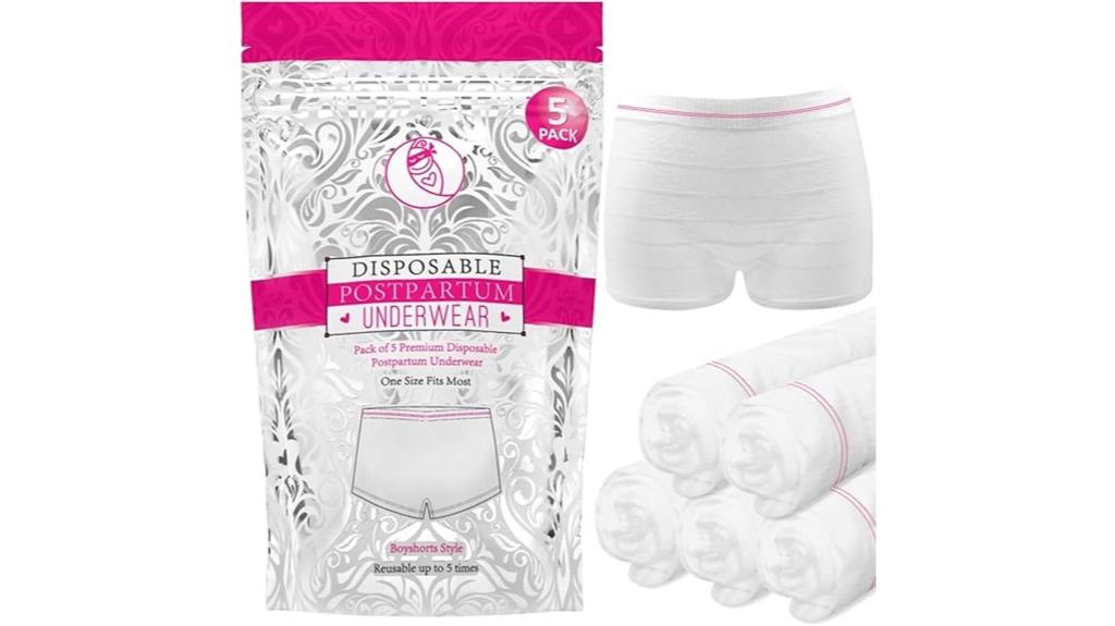 postpartum disposable underwear pack