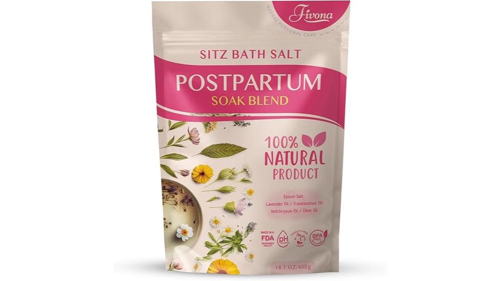 postpartum sitz bath soak