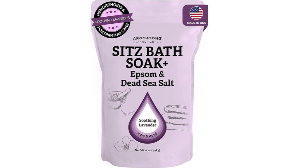 postpartum soak with salts