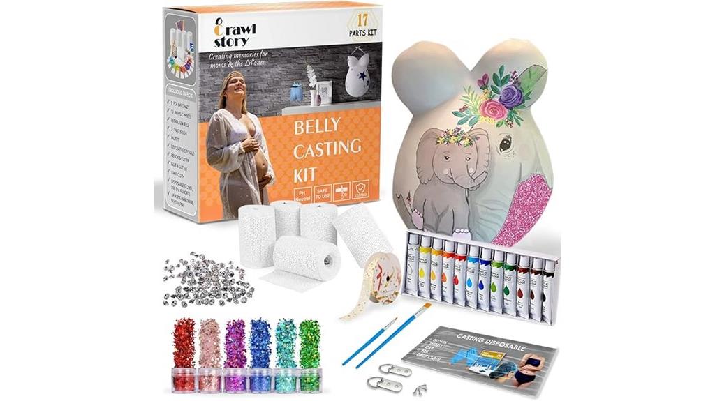 pregnancy belly cast kit