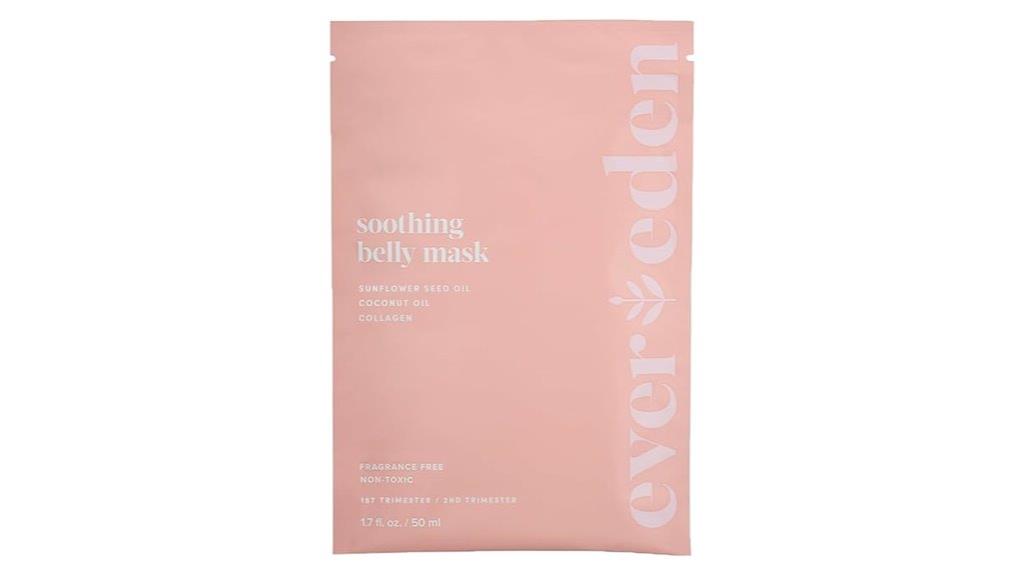 pregnancy belly soothing mask