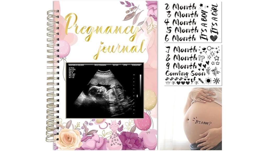 pregnancy memory book stickers