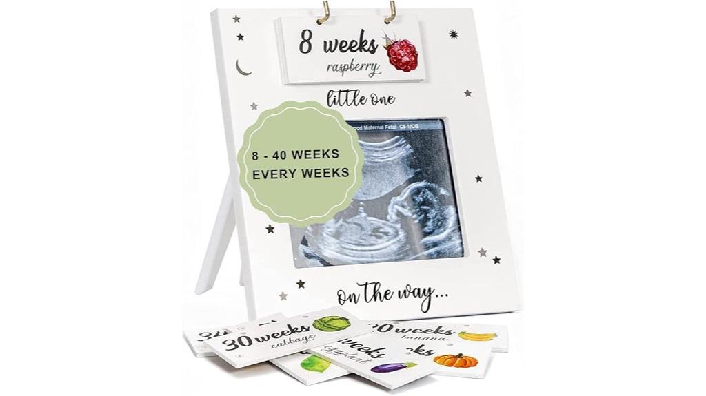 pregnancy milestone photo frame