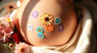 pregnancy milestone sticker ideas