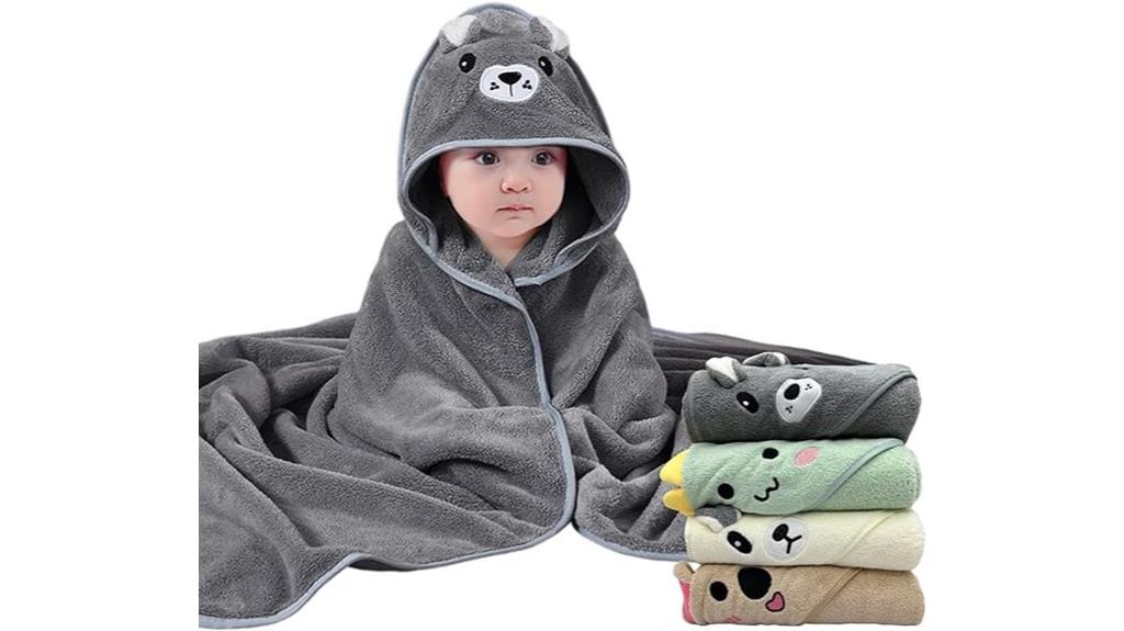premium hooded baby towels