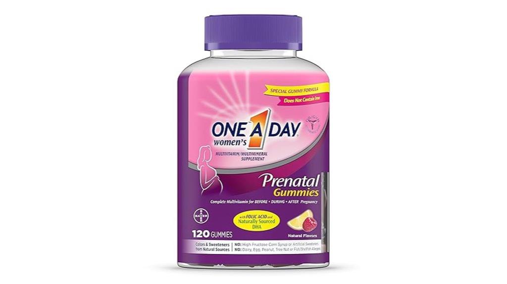 prenatal gummy vitamin supplement