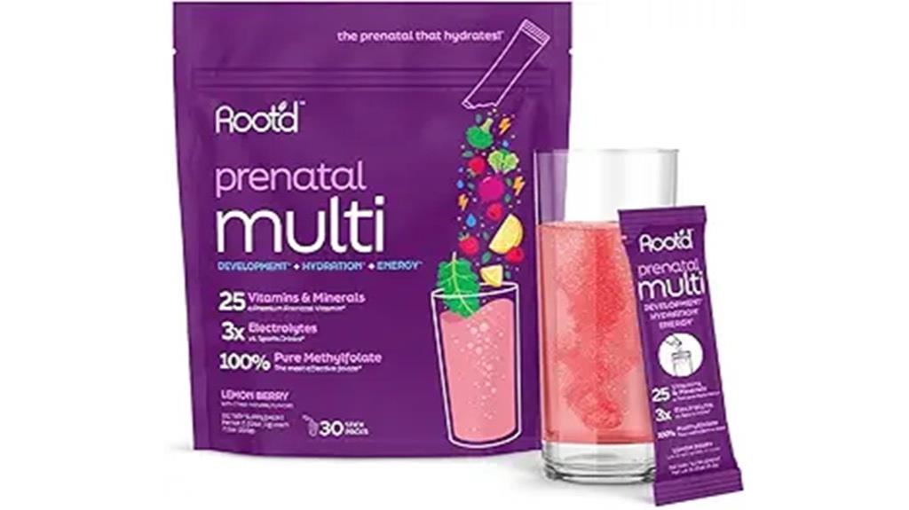 prenatal multivitamin drink packets