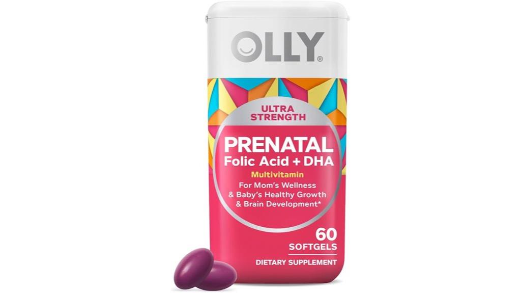 prenatal multivitamin softgels pack