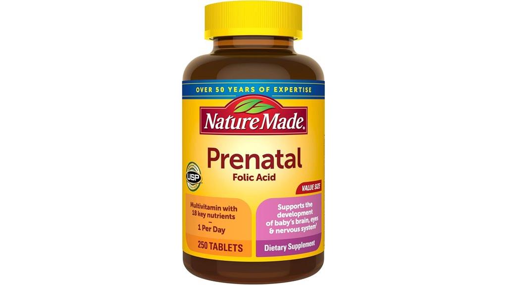 prenatal multivitamin supplement tablets