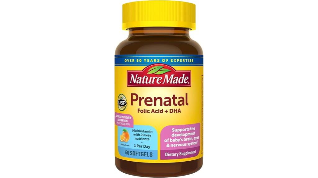 prenatal vitamin softgels supplement