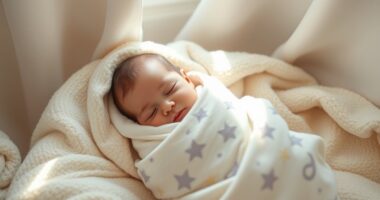 quickly wrap a baby