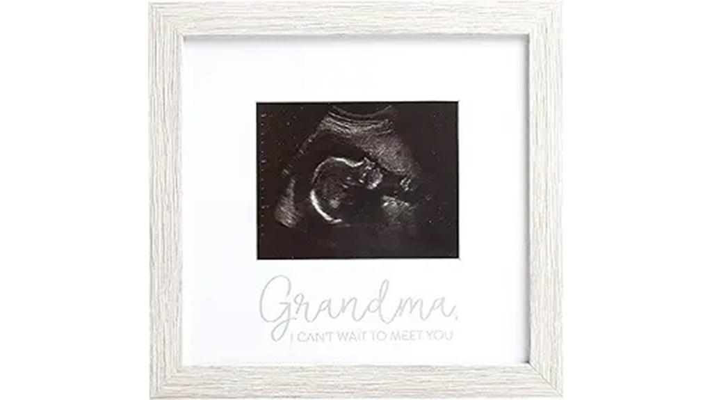 rustic sonogram picture frame