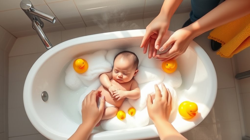 safe bathing practices for infants