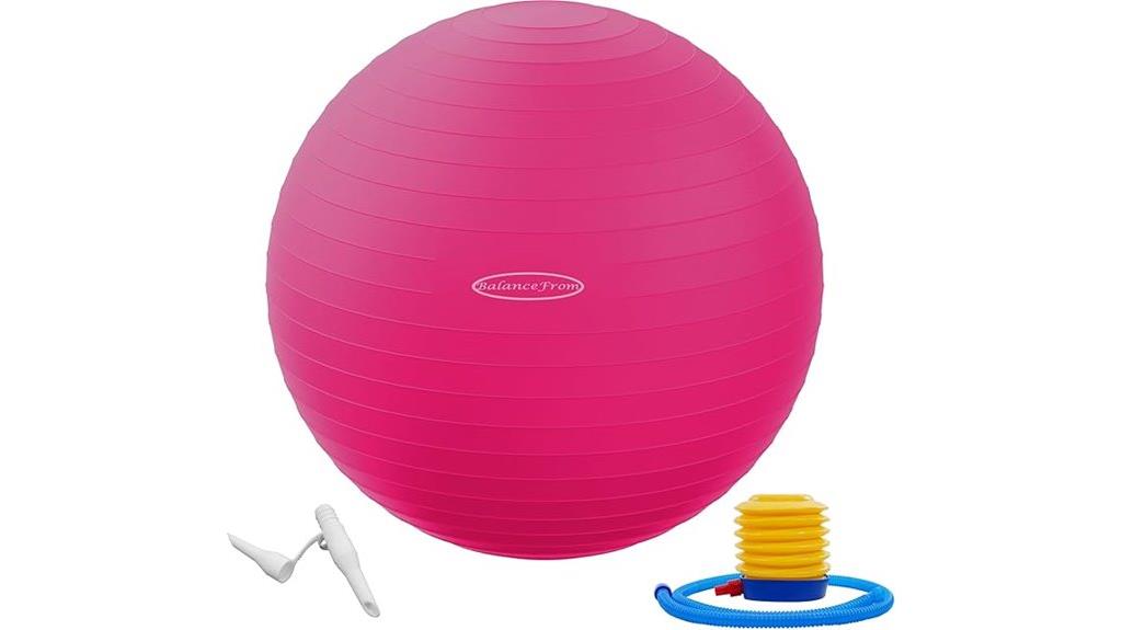 safe durable exercise ball