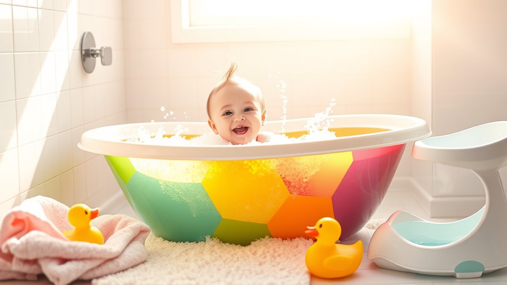 selecting baby bath essentials