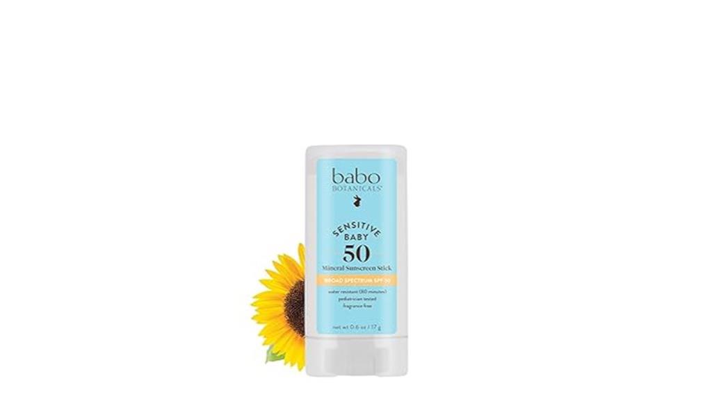 sensitive baby sunscreen stick