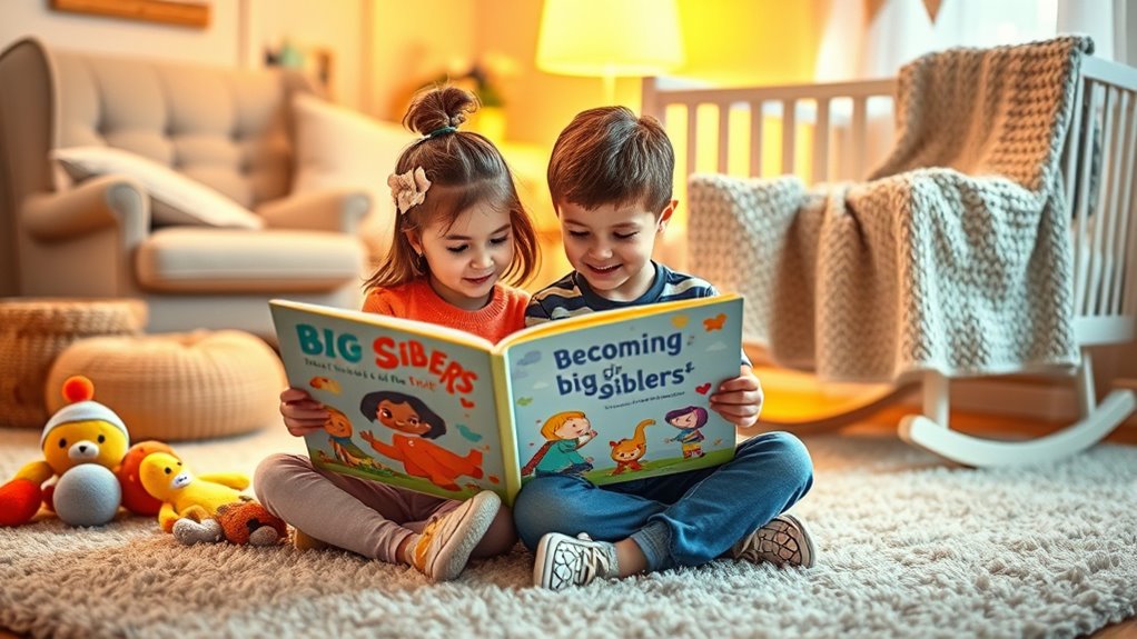 siblings transition to baby