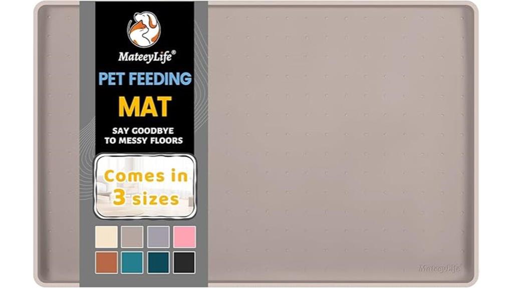 silicone pet food mat