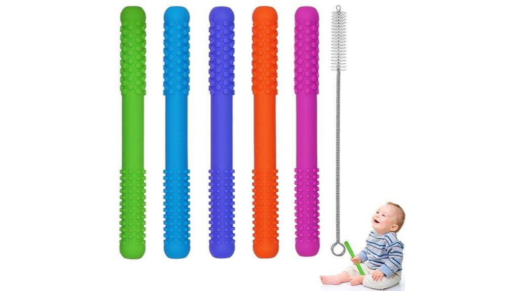 silicone teething toys pack