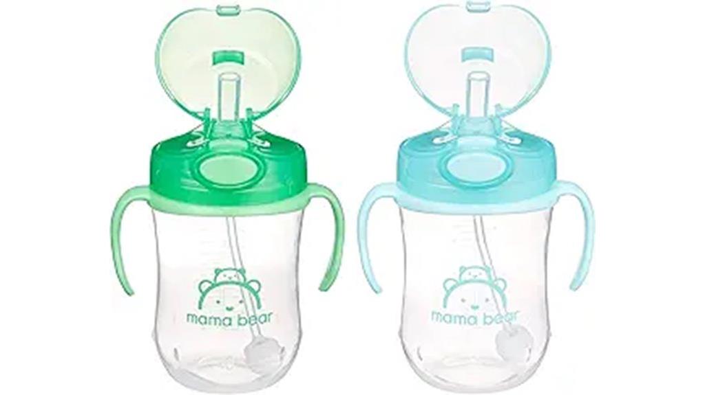 silicone weighted straw cups