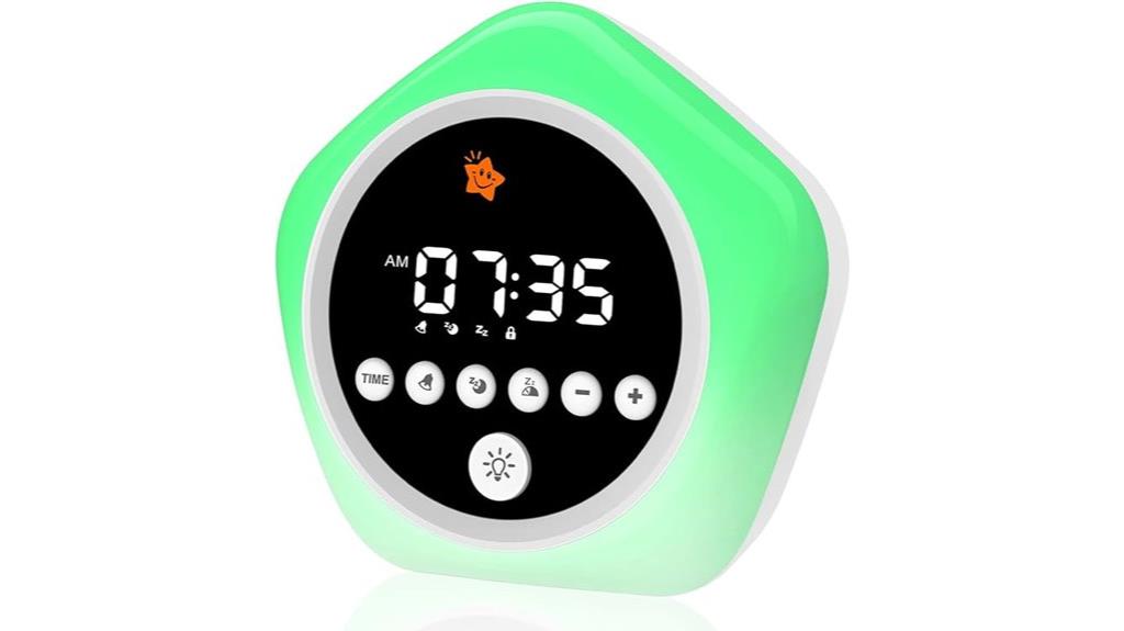 sleep training kids alarm clock
