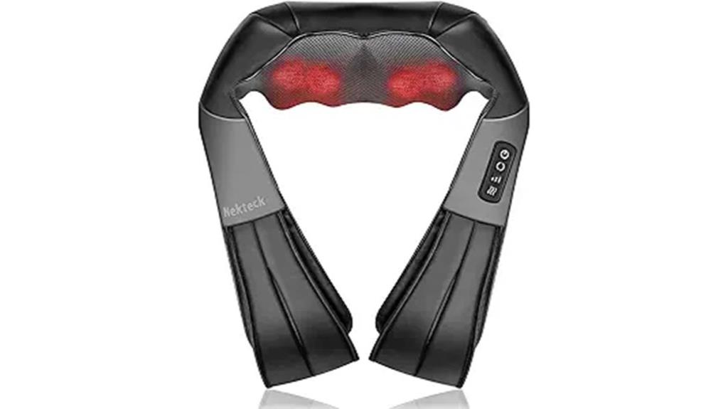 soothing heated neck massager