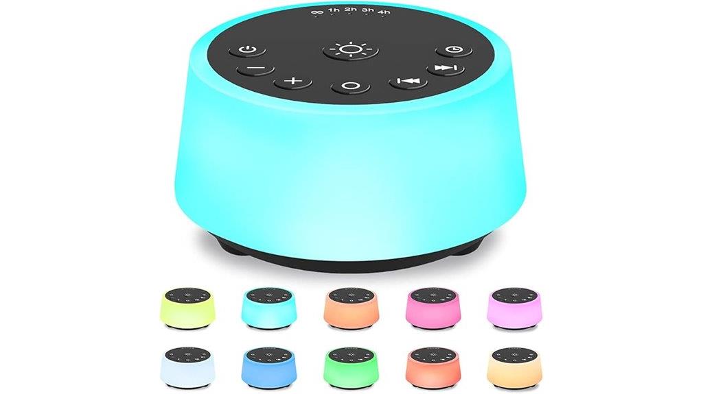 soothing sound machine nightlight