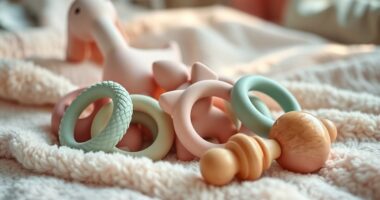 soothing teething sensory toys