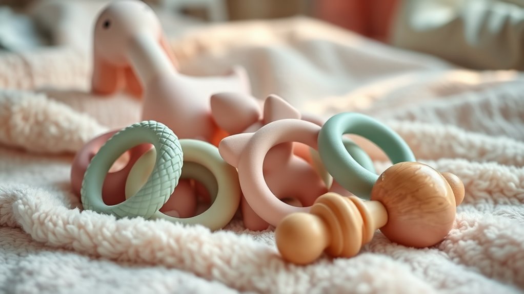 soothing teething sensory toys