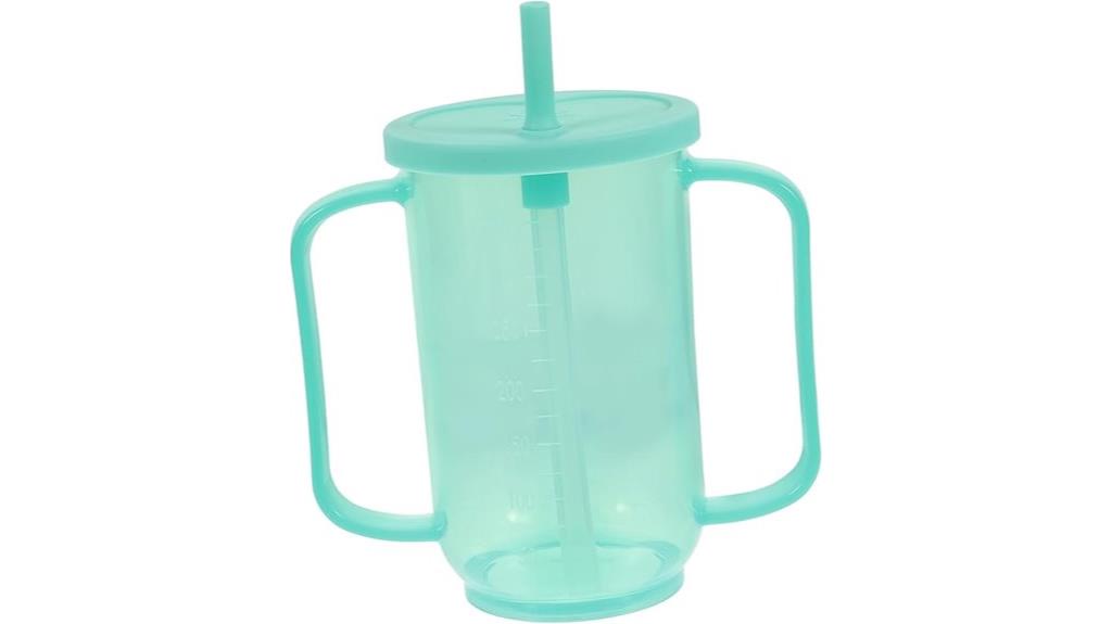 spill proof cup with straw