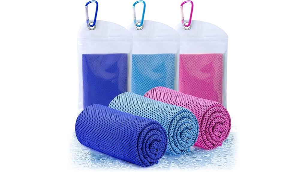 sports cooling towels pack