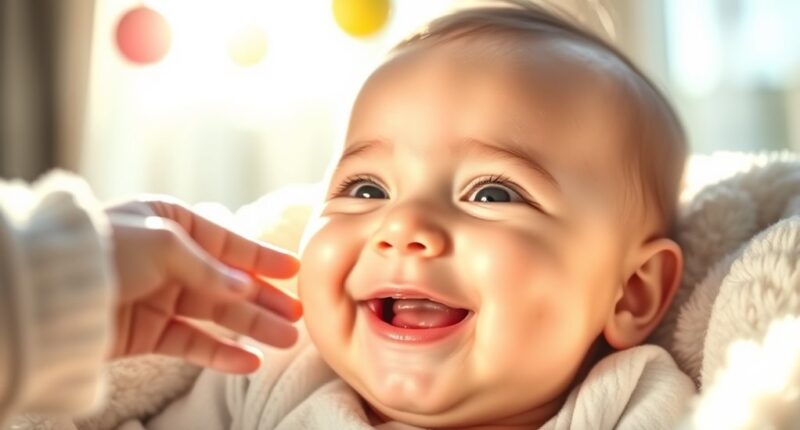 stimulate joyful baby reactions