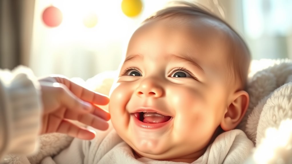 stimulate joyful baby reactions