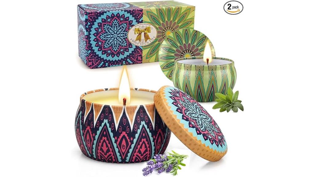 stress relief soy candles