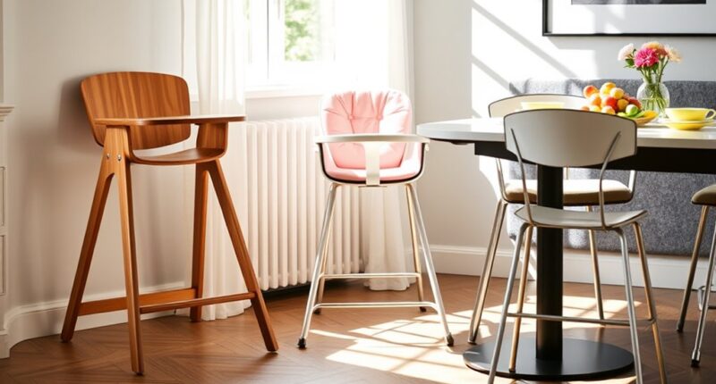 stylish and functional high chairs
