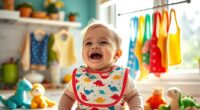 stylish drool proof baby bibs