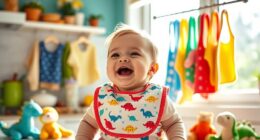 stylish drool proof baby bibs