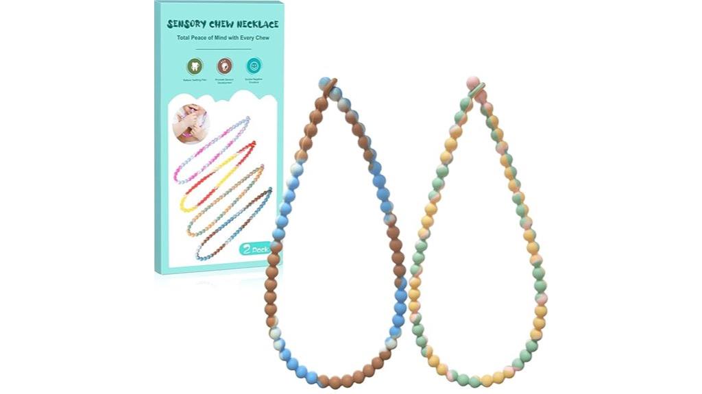 teething sensory chew necklace