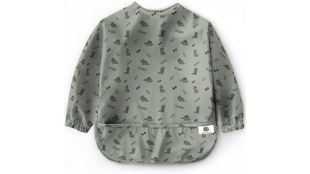 toddler feeding bib designed