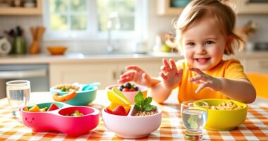 toddler mealtime divided bowls