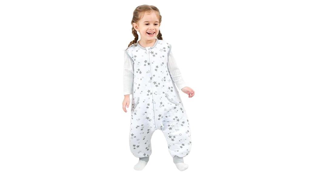 toddler sleep sack with feet